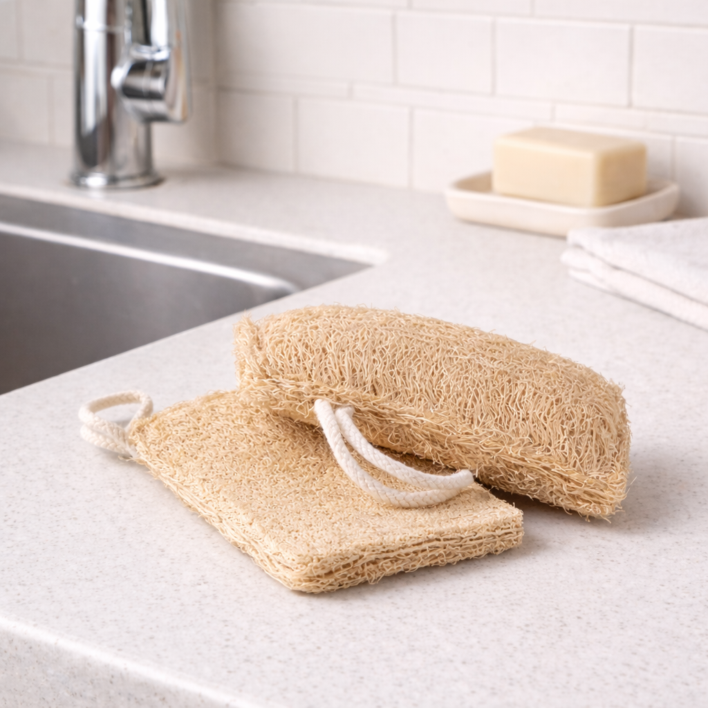 Esponja de Luffa Natural y Biodegradable