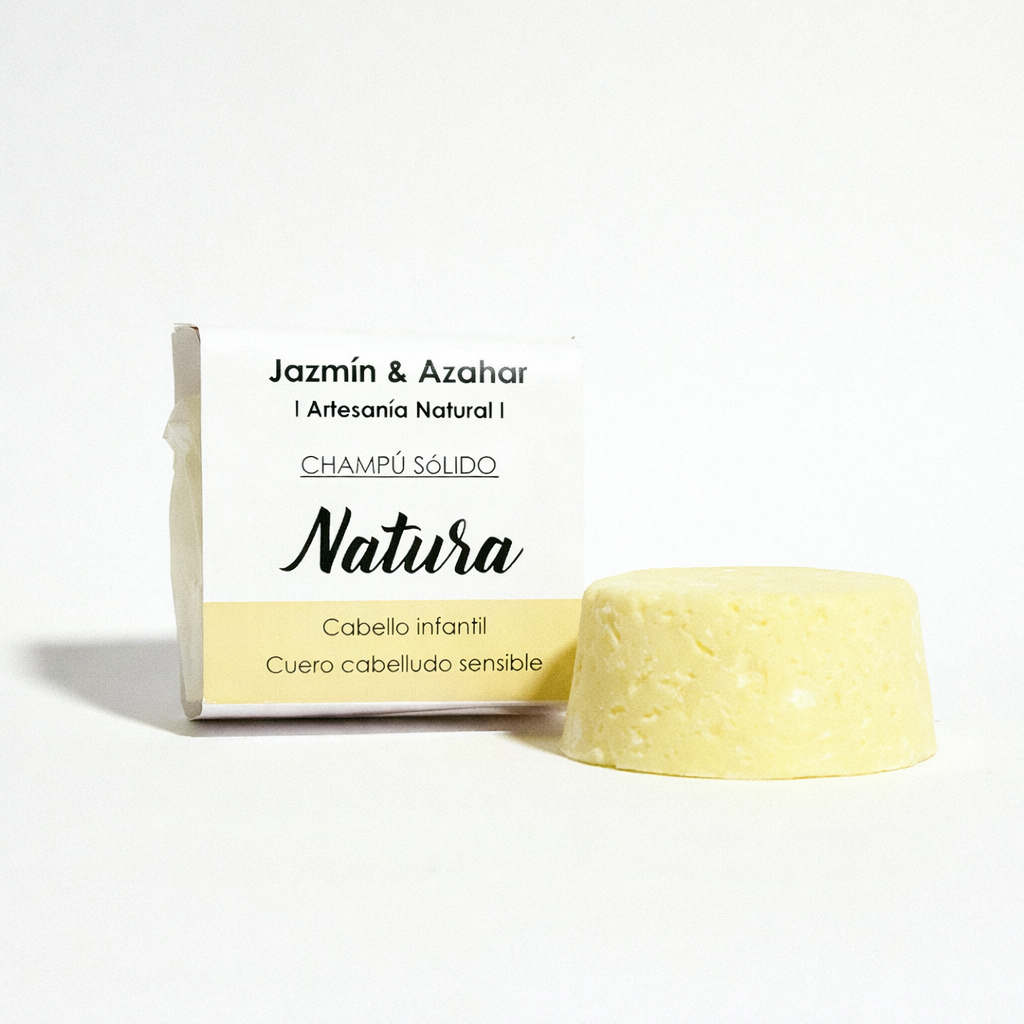 Champú Sólido NATURA infantil o Pelo Sensible - Jazmín & Azahar
