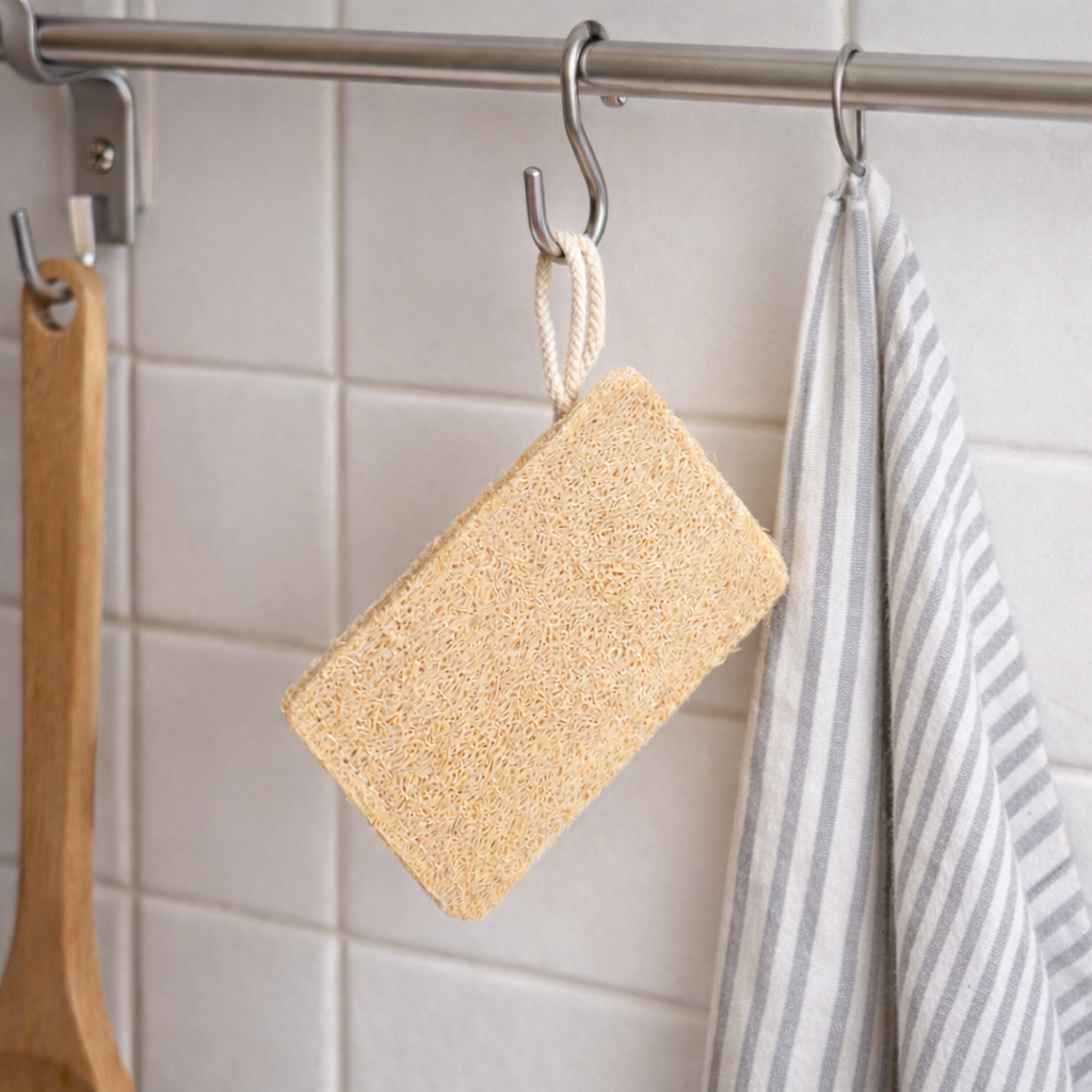 Esponja de Luffa Natural y Biodegradable