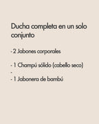Conjunto de Lavanda con 2 Jabónes + Champú + Jabonera