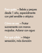 Jabón Sólido infantil calmante con Caléndula, Avena y Manzanilla