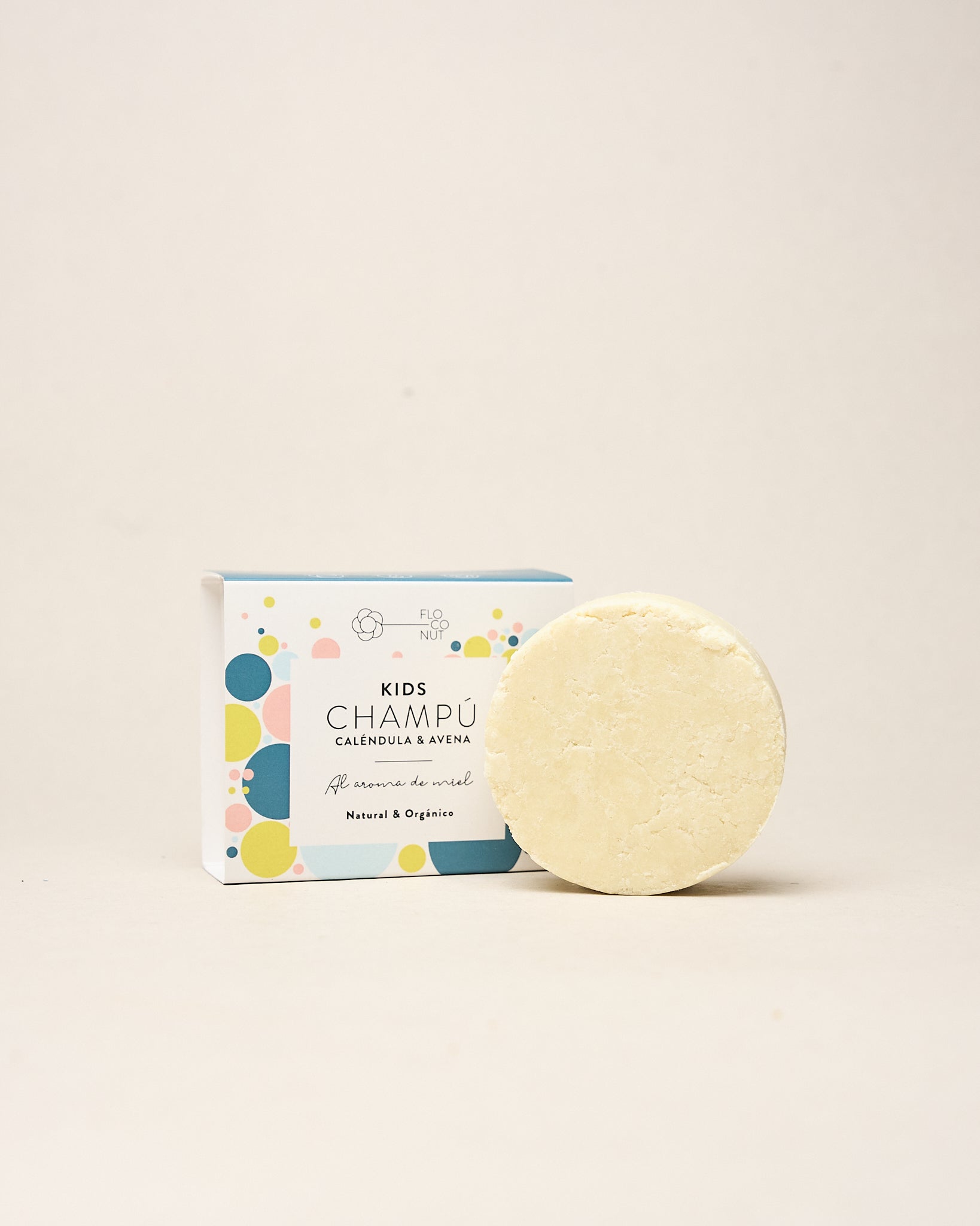 Champú Sólido infantil con Caléndula, Avena y Karité