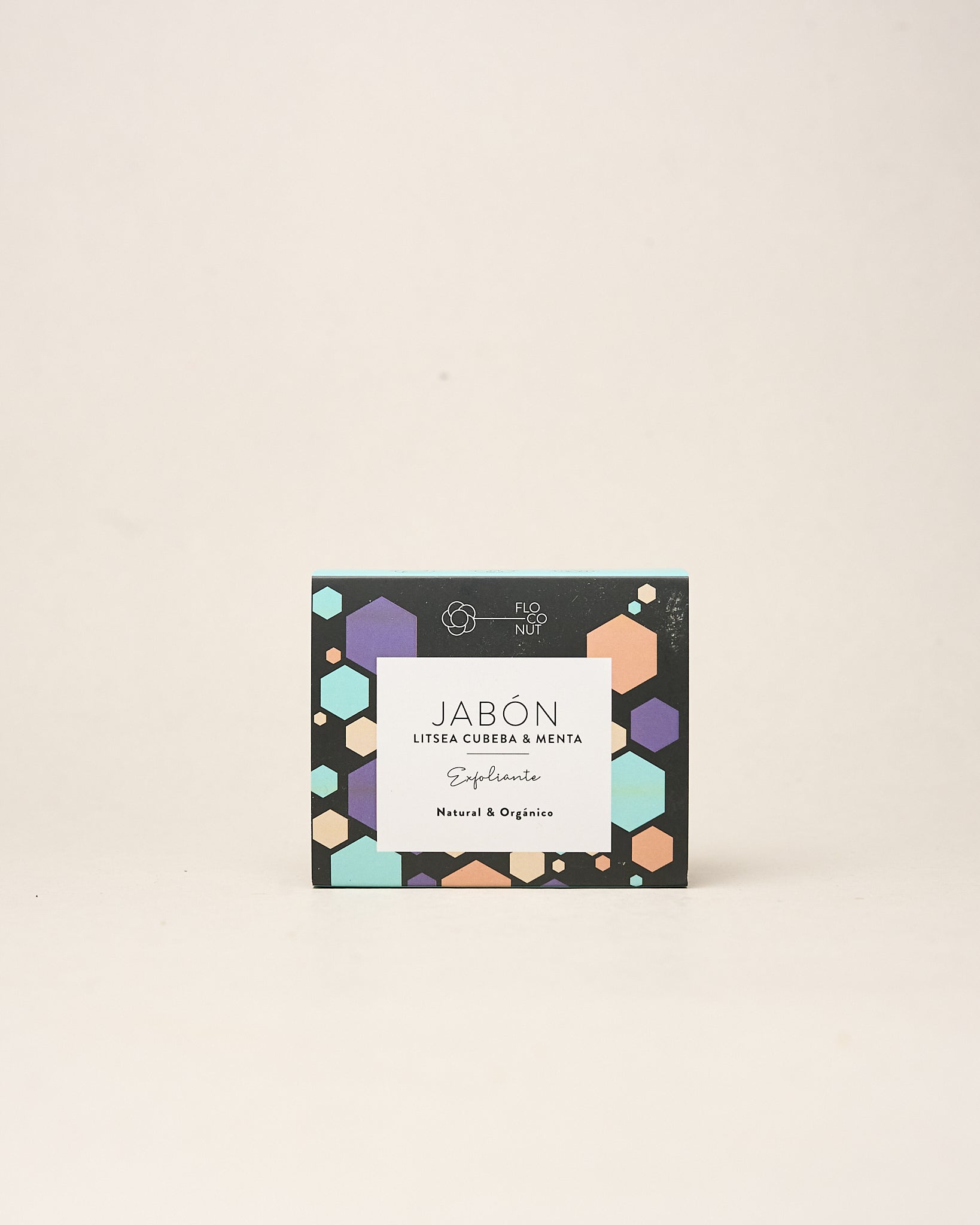 Jabón sólido exfoliante de menta y litsea cubeba