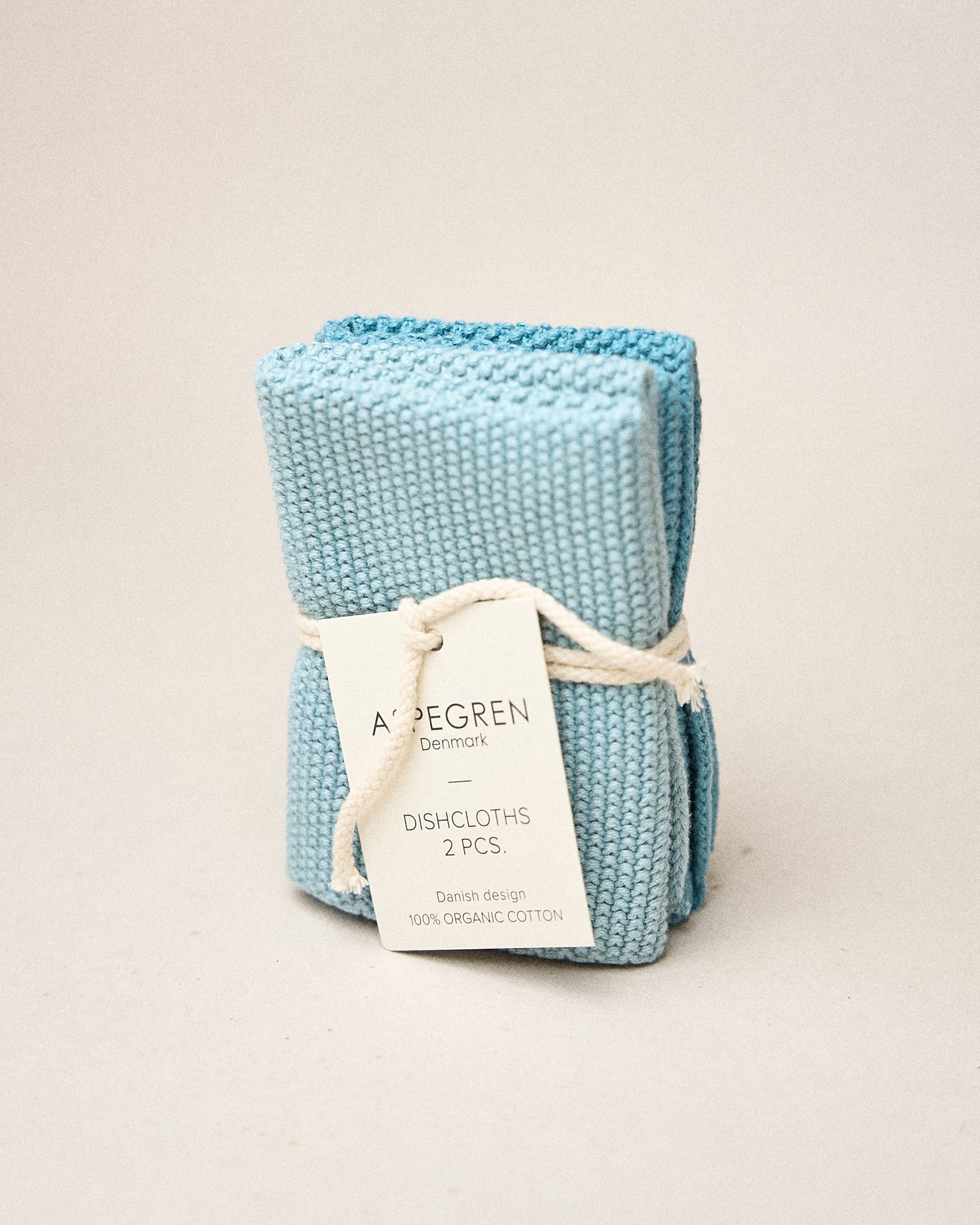 Toalla (x2) facial en punto de algodón orgánico (Varios colores)