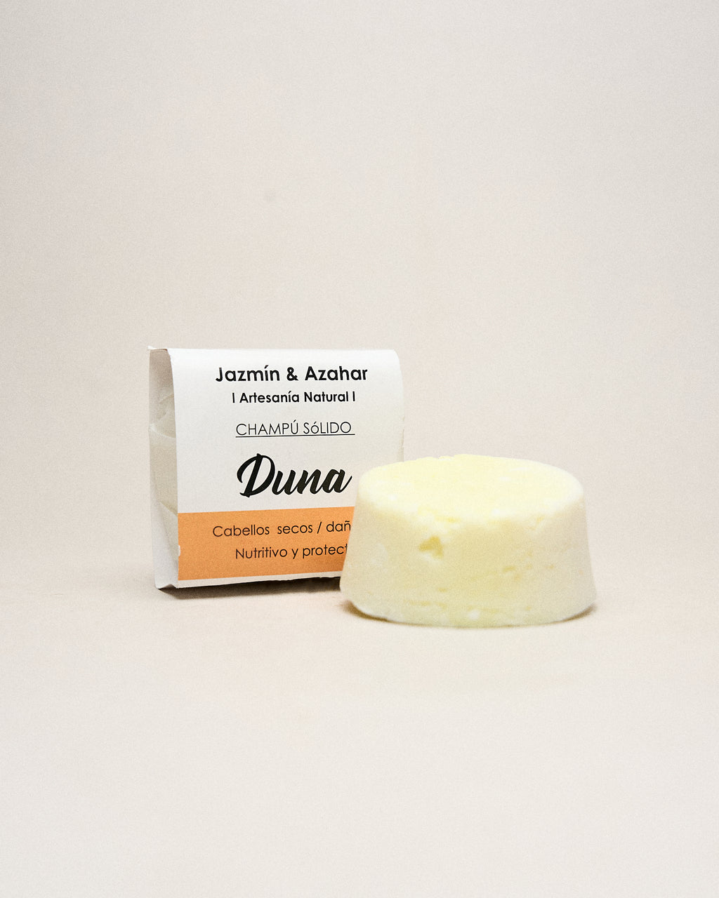 Champú Sólido  para pelo seco y dañado Nutritivo y reparador