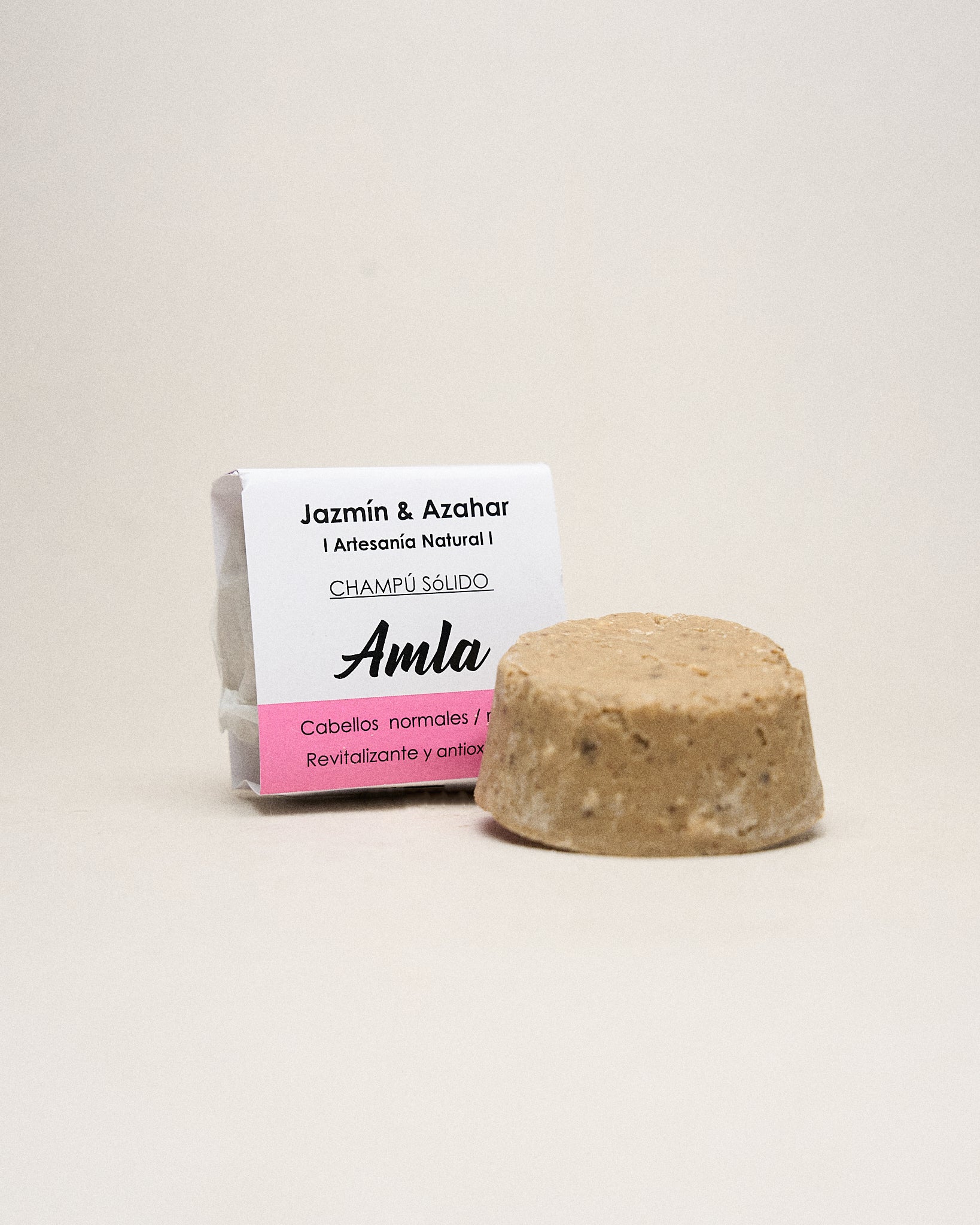 Champú Sólido para pelo normal o mixto con Amla bio rica en vitamina C