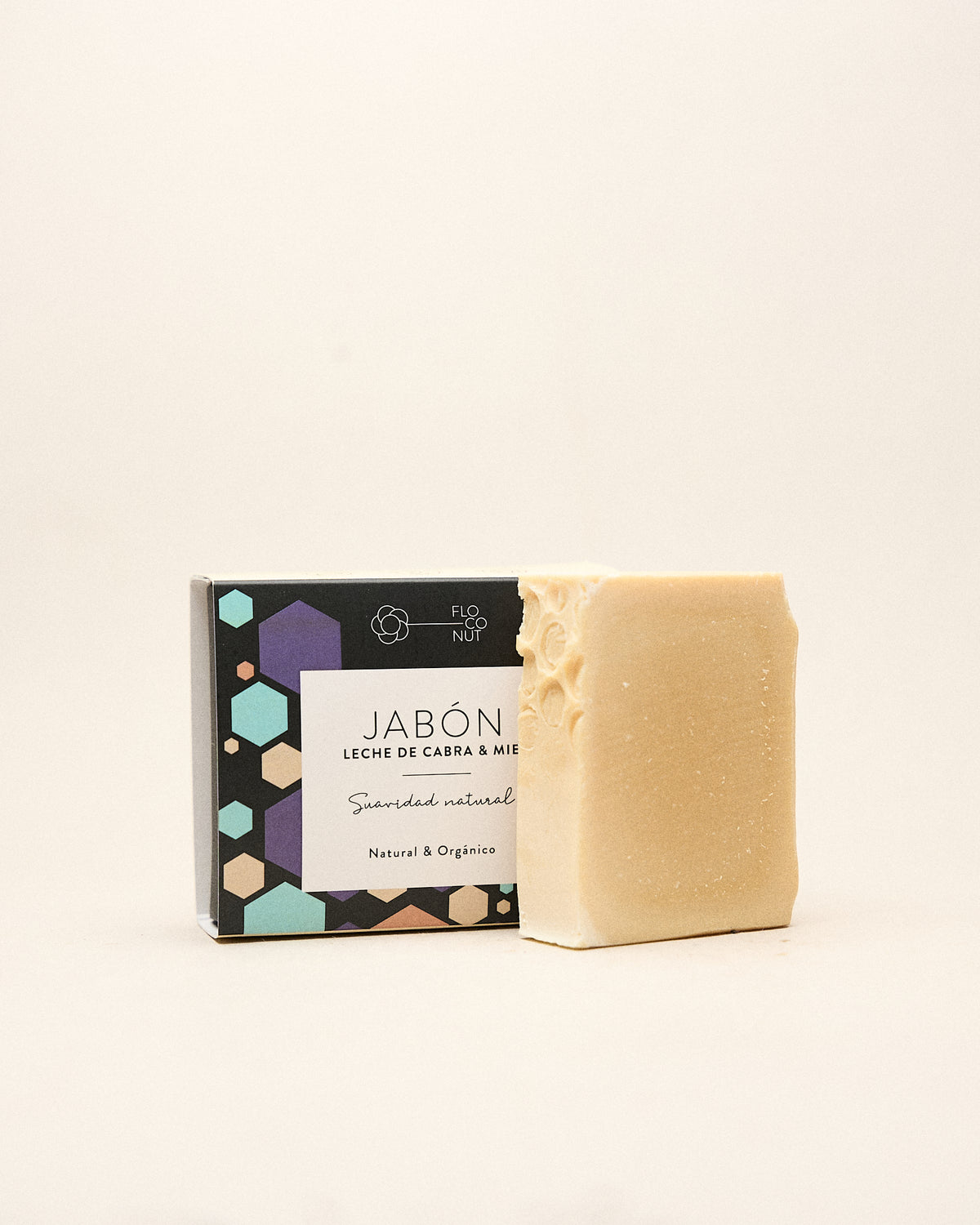 Jabón Corporal de Leche de Cabra y Miel para Piel Seca y Sensible