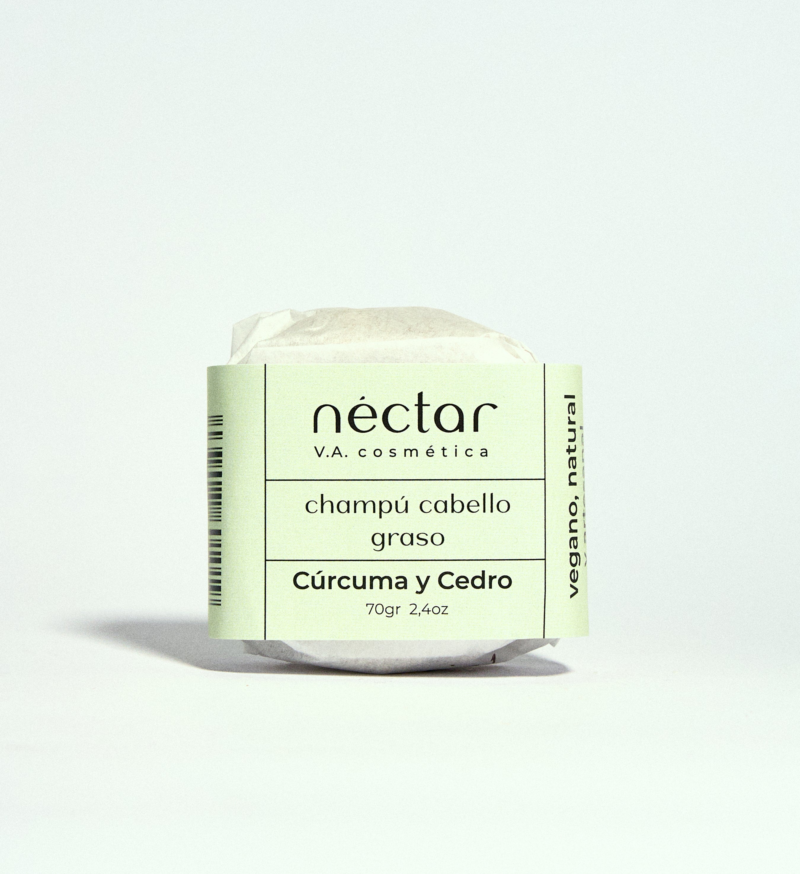 Champú Sólido Cúrcuma y Cedro