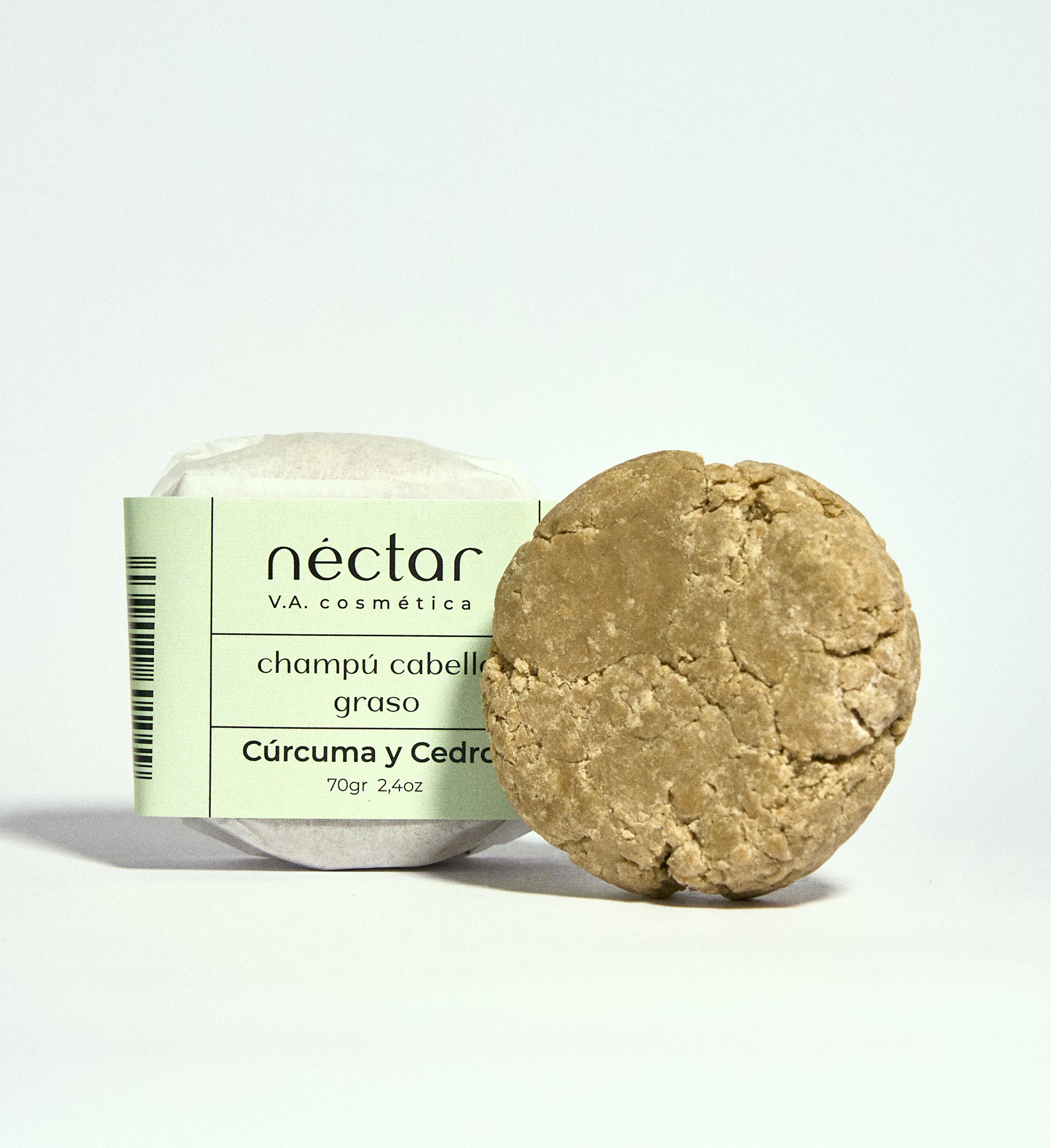 Champú Sólido Cúrcuma y Cedro