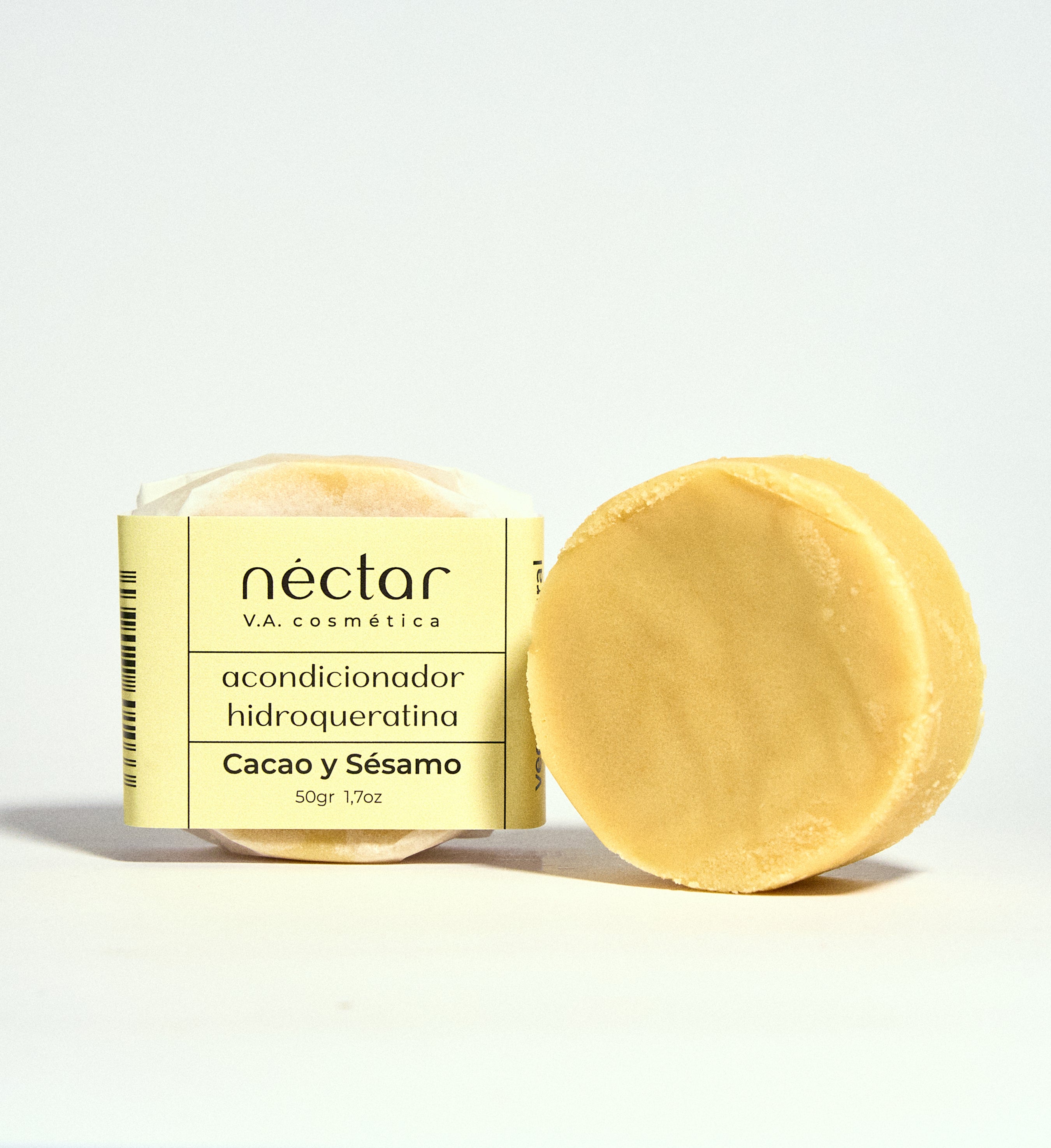 Acondicionador Sólido Cacao y Sésamo