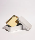 Jabonera metálica de viaje o gimnasio con drenaje interior