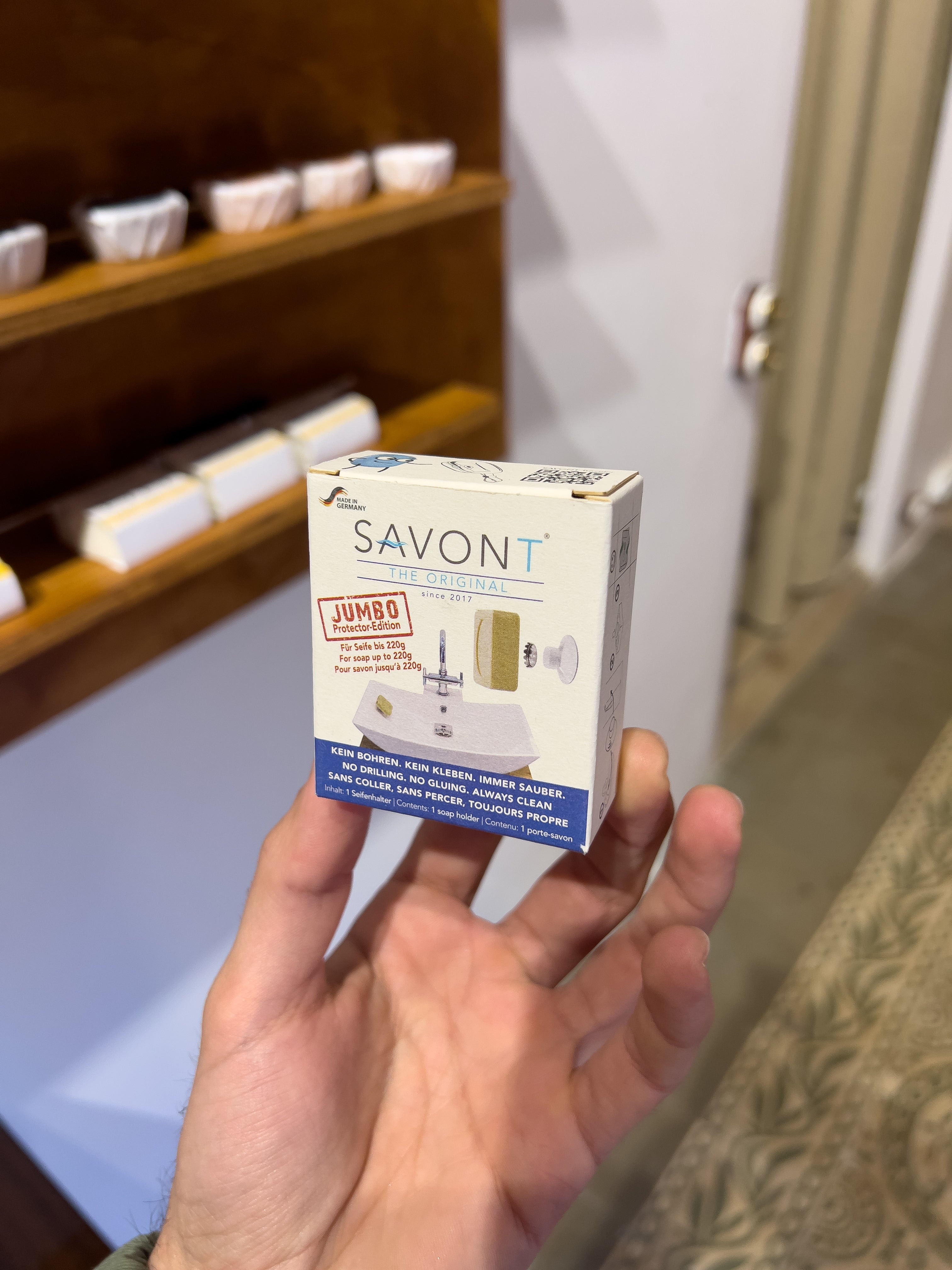 Jabonera Magnética XL Minimalista - Fabricada en Alemania