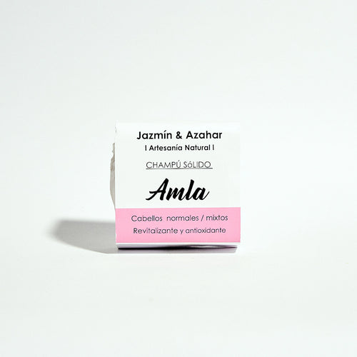 Champú Sólido AMLA para pelo normal o mixto - Jazmín y Azahar