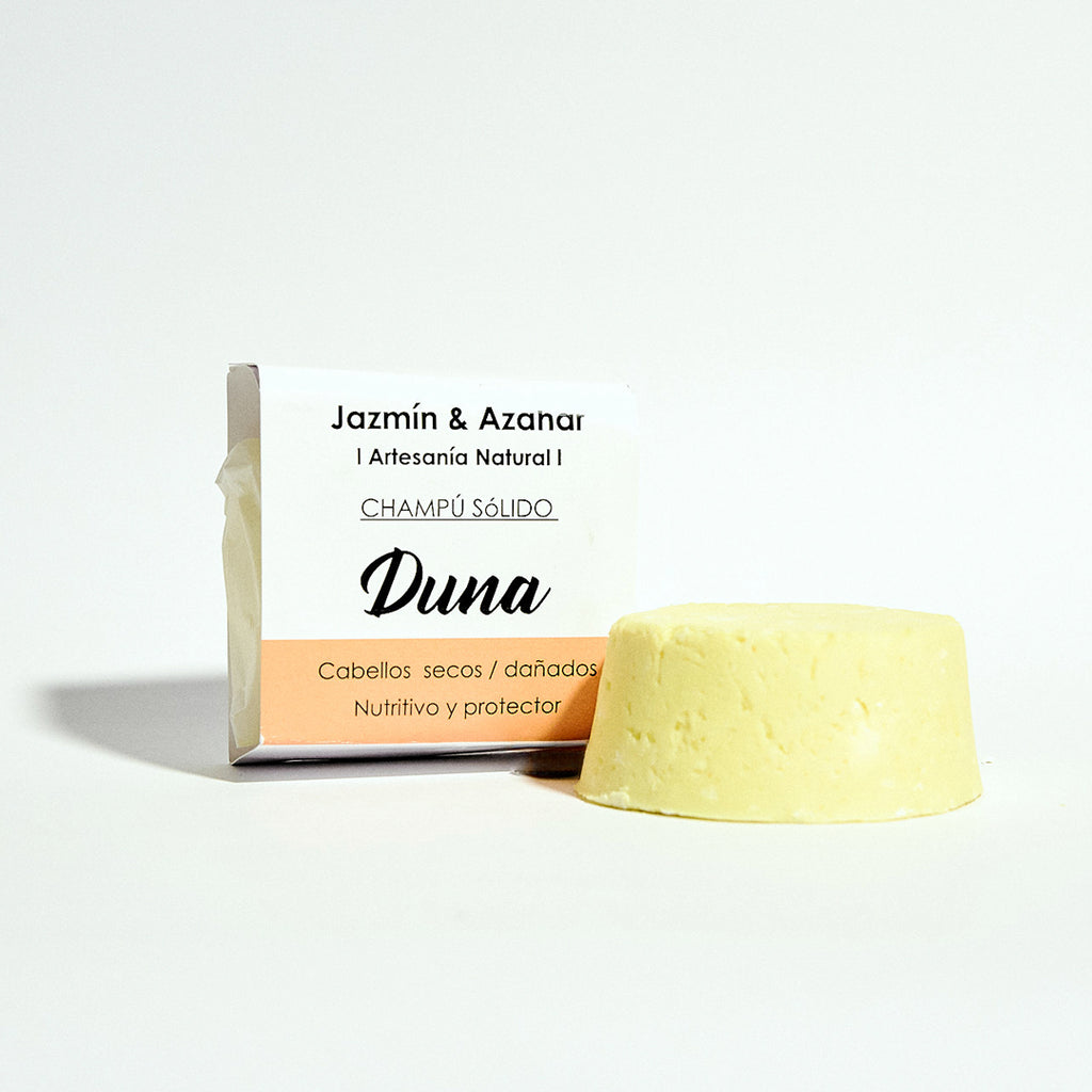 Champú Sólido DUNA para pelo seco y dañado - Jazmín y Azahar