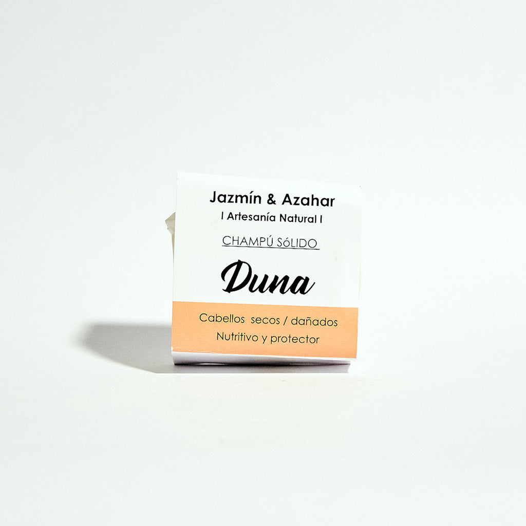 Champú Sólido DUNA para pelo seco y dañado - Jazmín y Azahar