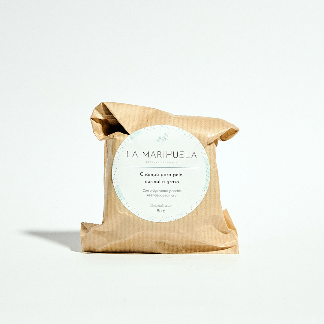 Champú Sólido Hidratante de ortiga y romero - La Marihuela
