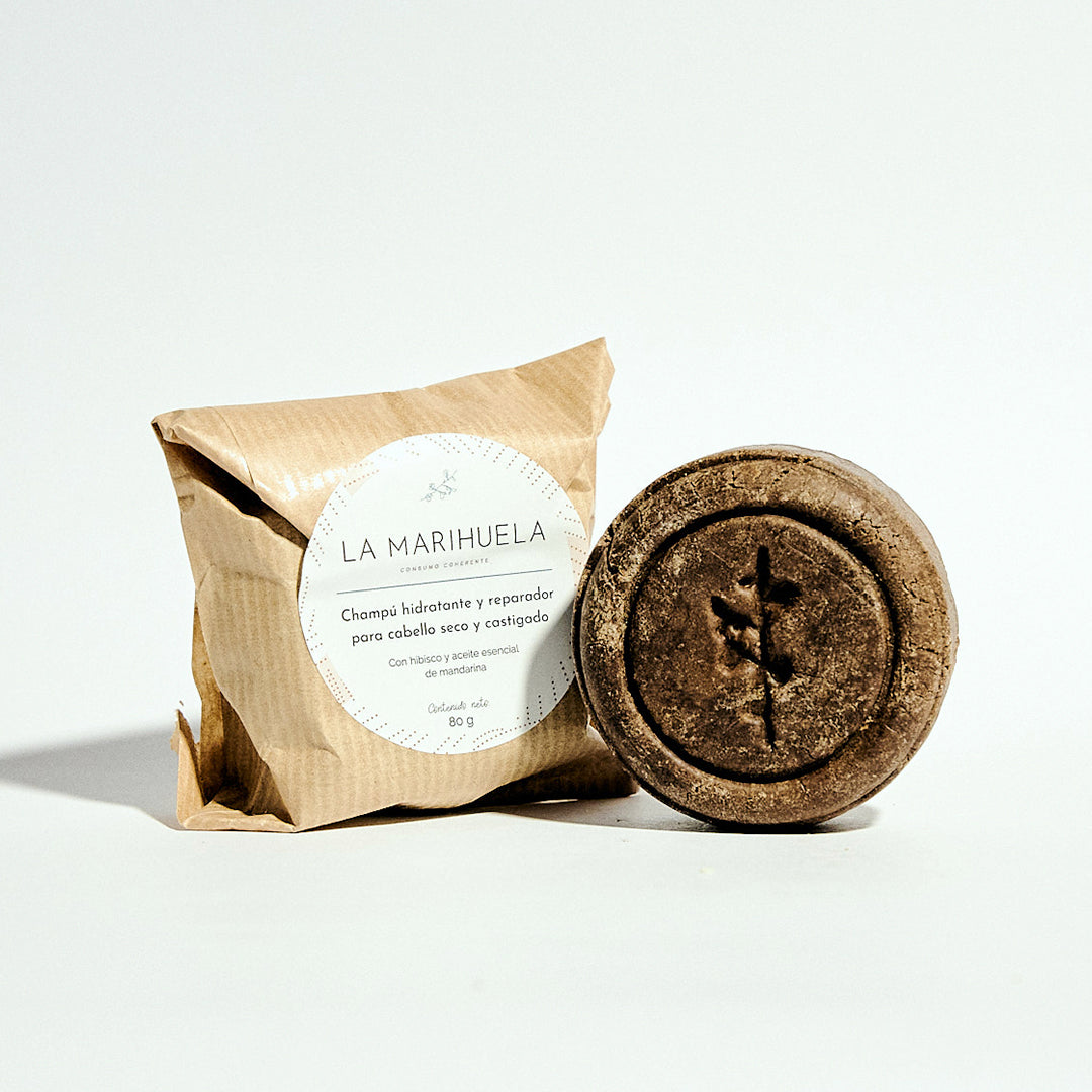 Champú Sólido Hibisco y Mandarina - La Marihuela