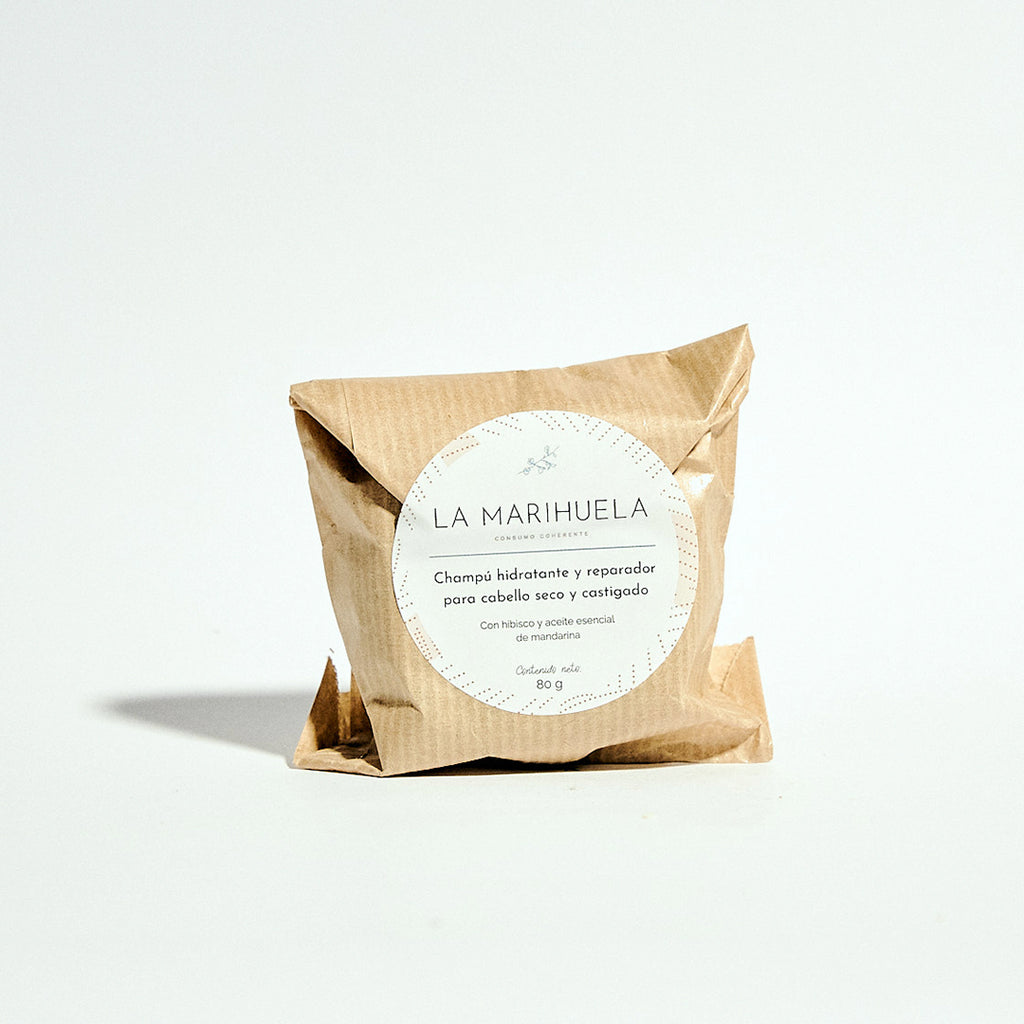 Champú Sólido Hibisco y Mandarina - La Marihuela