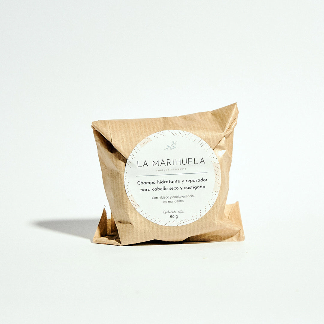 Champú Sólido Hibisco y Mandarina - La Marihuela