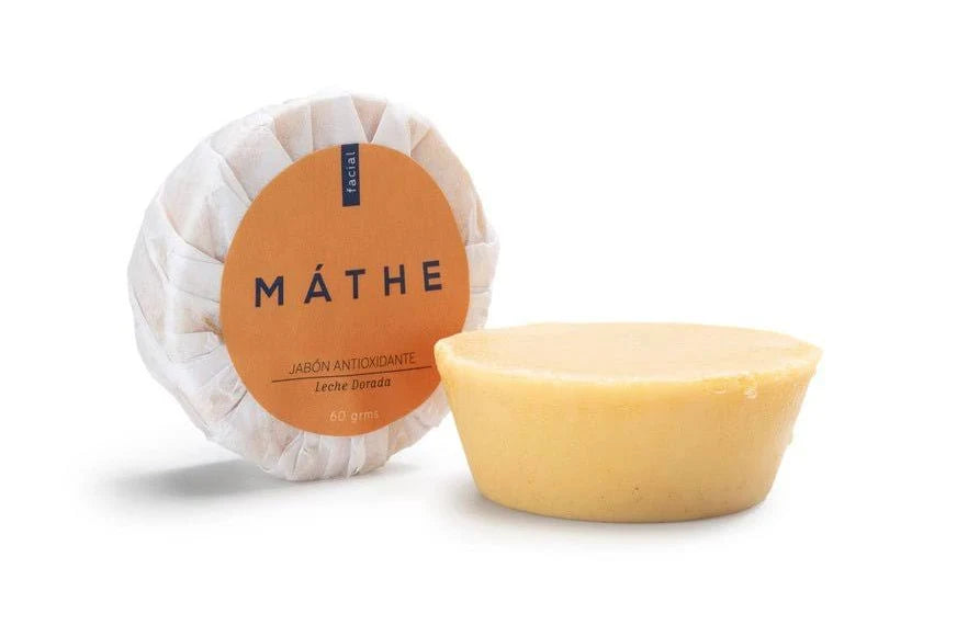 Jabón Facial / Corporal Antioxidante de Leche Dorada - Máthe