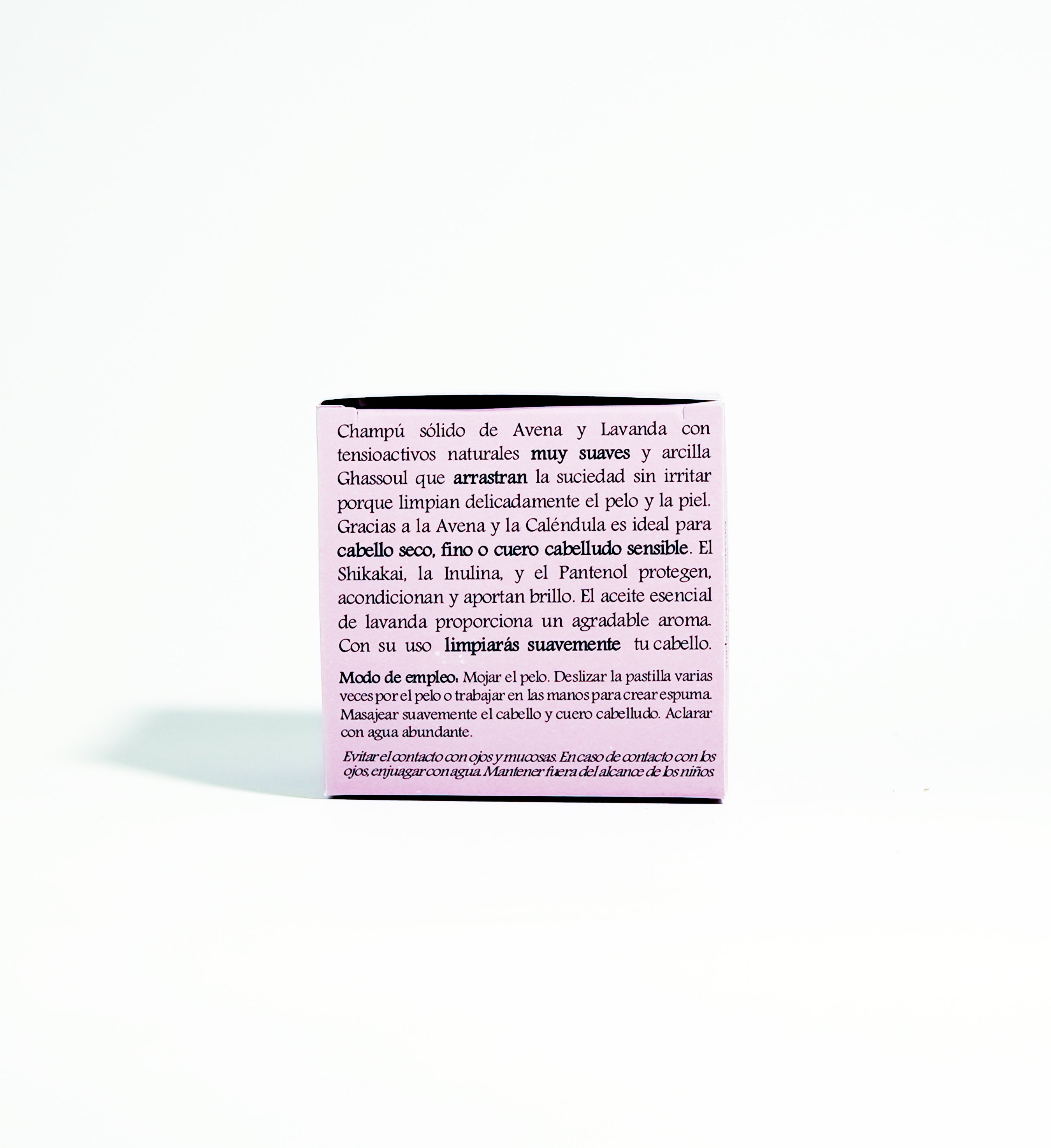 Champú Sólido Cabello Seco de Avena y Lavanda