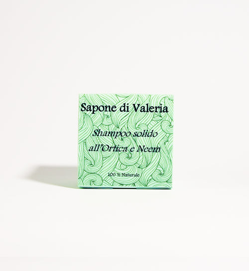 Champú Sólido de Ortiga y Neem para cabello graso – Sapone di Valeria