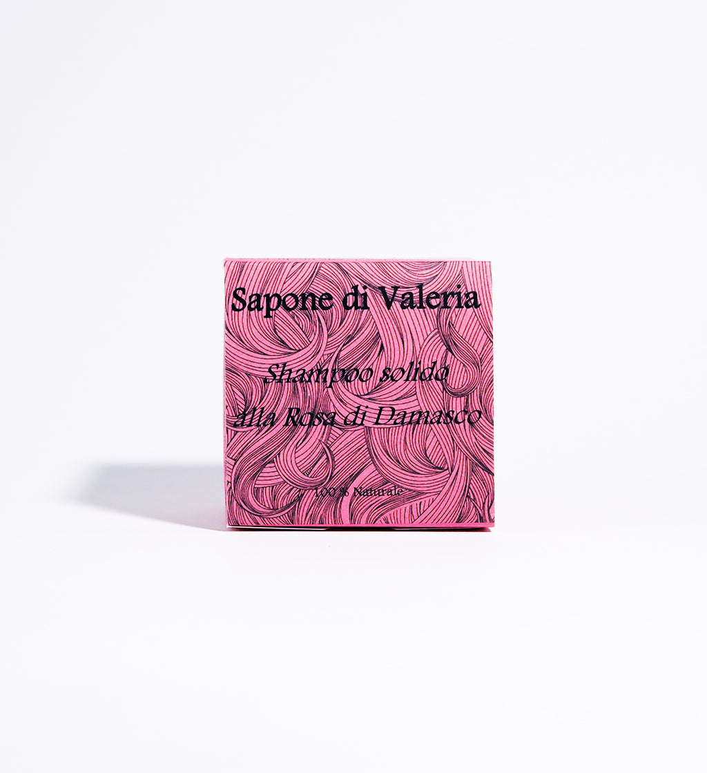 Champú Sólido Volumen Rosa de Damasco