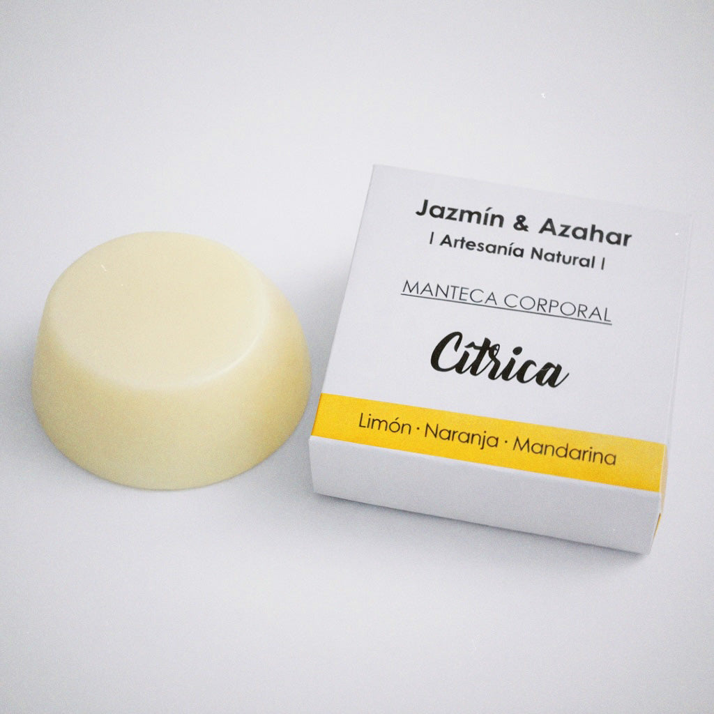 Manteca Corporal Sólida Citrica | Jazmin y Azahar